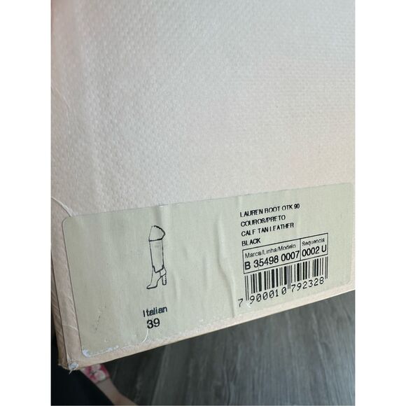 Alexandre Birman Lauren Over The Knee 90 Boot Black EU39/US9 $995 - Picture 14 of 14